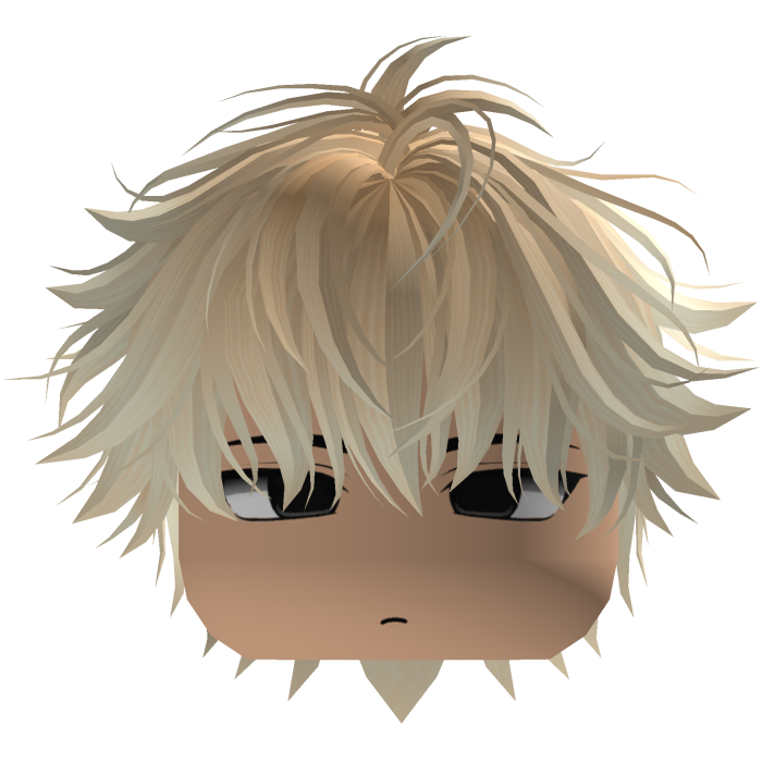 Cute Y2K emo blonde hair