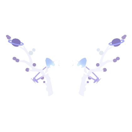 Glowing Galaxy Horns Roblox item