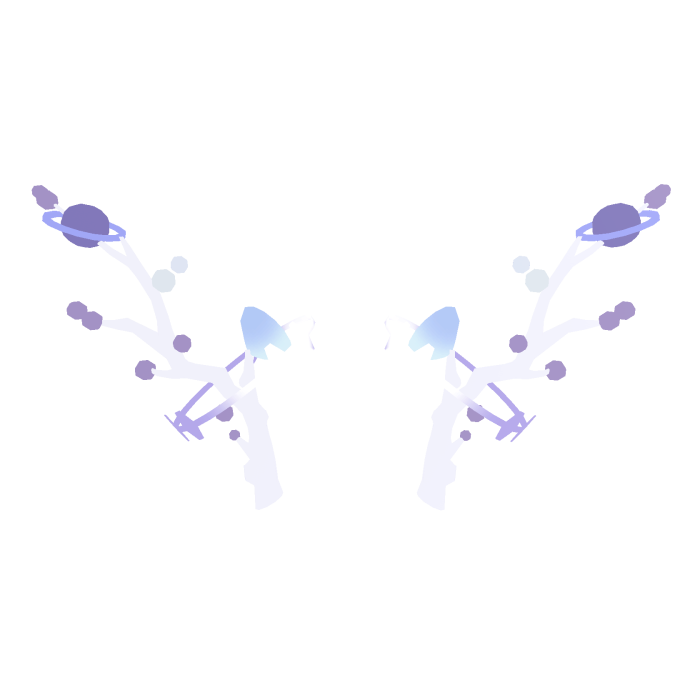 Glowing Galaxy Horns