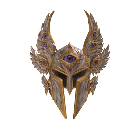 White Angel Wing Helmet