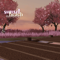 Sunset beach hangout