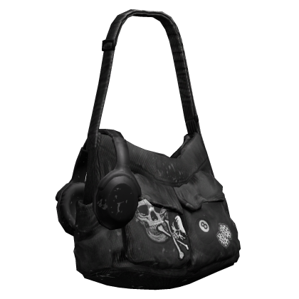 Emo Patch Side Bag With Headphones 3.0