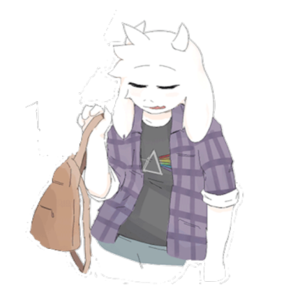 Asriel teen (transparent) Roblox decal