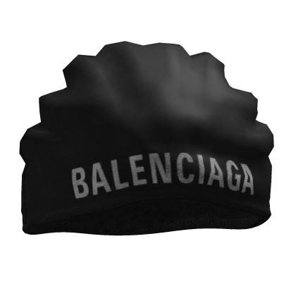 Black Balenciaga Beanie Roblox NoFilter