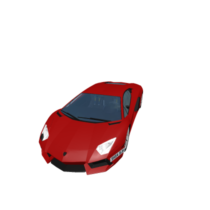 Red Lamborghini Aventador - Race Car Fully Working