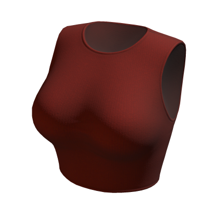 Crop Top Red Basic Tight Baby Baddie Tee Shirt thumbnail