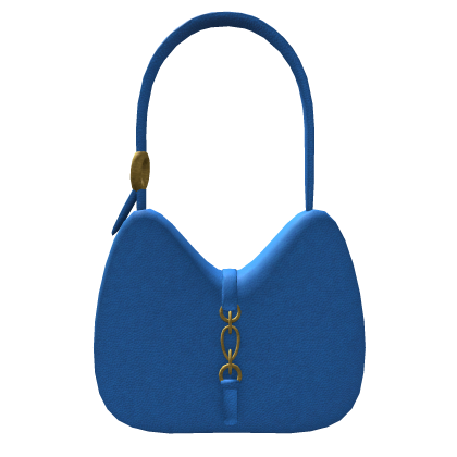 Blue Minimalist Shoulder Bag