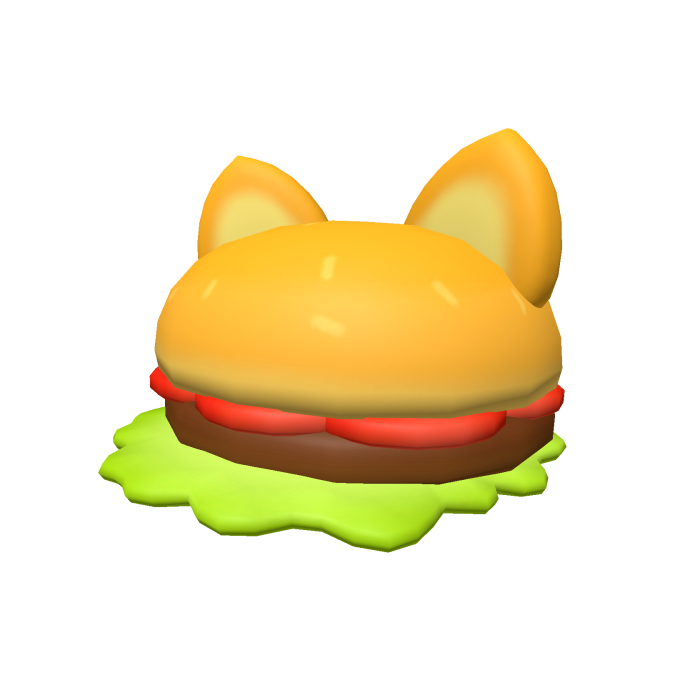 Burger Cat Cap