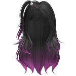 👻 cute halloween ghost messy hair w/ side pigtail