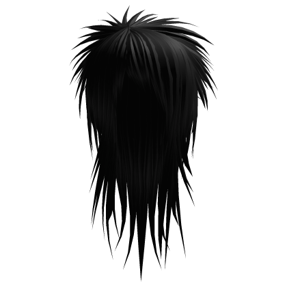 Black Long Vkei Scene Emo Hair Roblox item