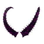 Purple Shadow Devil Horns