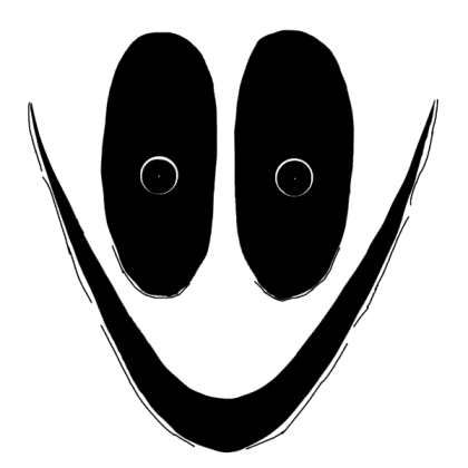 scary face remake Roblox decal