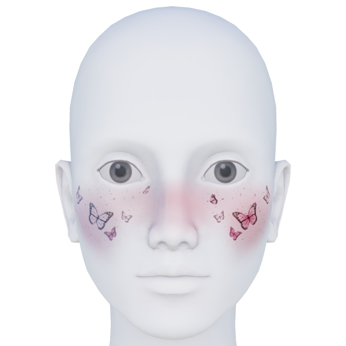 Face Kupu-Kupu Blush
