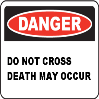Danger sign Roblox decal