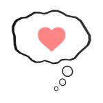 Thinking Love Bubble