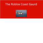The Roblox Coast Gaurd