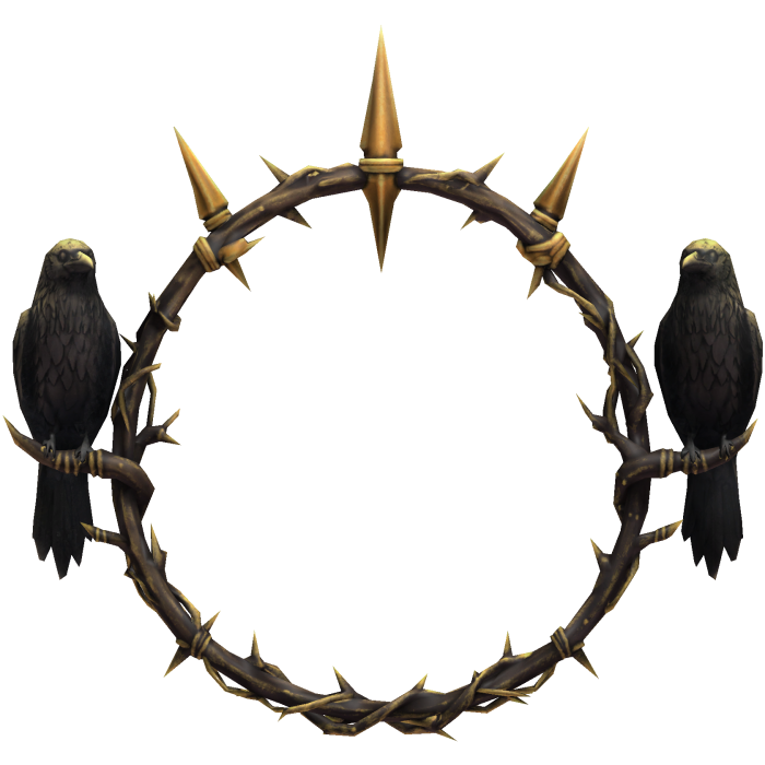 Gold Crow Halo
