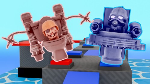 [NEW 📺] Toilet Teamwork Morphs (Obby)