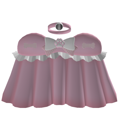 ♡ cutesy puppy pink babydoll dress