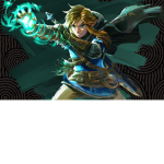 Zelda and Link.