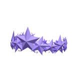 Purple Diamond Star Crown