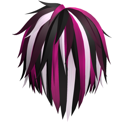Hot Pink Long Fluffy Spiky Anime VKei Hair 49. Roblox item