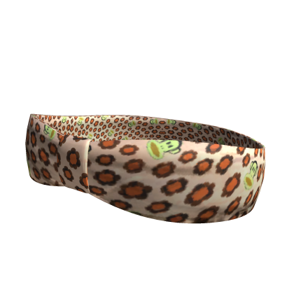 Pink Paul Frank Leopard Headband