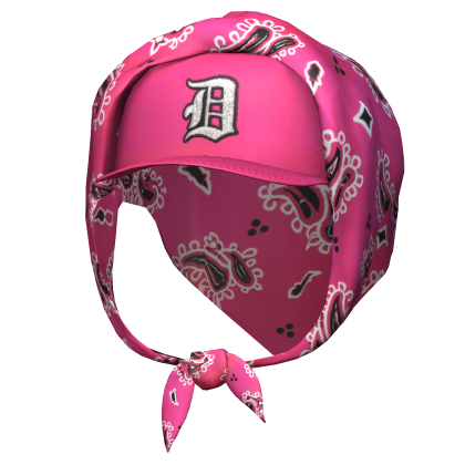 Pink Bandana Detroit Tigers Flap Cap Roblox item