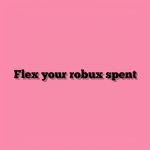 Flex Robux Spent