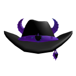 Blue and Purple Heart Cowboy Hat