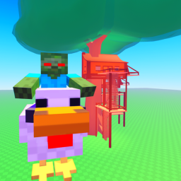 Survive Chicken Jockey The Killer!