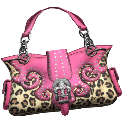 Pinkdoll様 リクエスト 2点 まとめ商品 Mc-bling Cheetah Print Cross Bag 2000s Rhinestone | Roblox Item