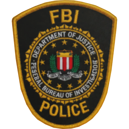 BLF™ Patch - FBI Police [LEFT]