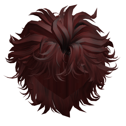 Stylish Slicked Back Mullet (Dark Red) Roblox item