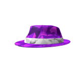 Purple Sparkle Fedora