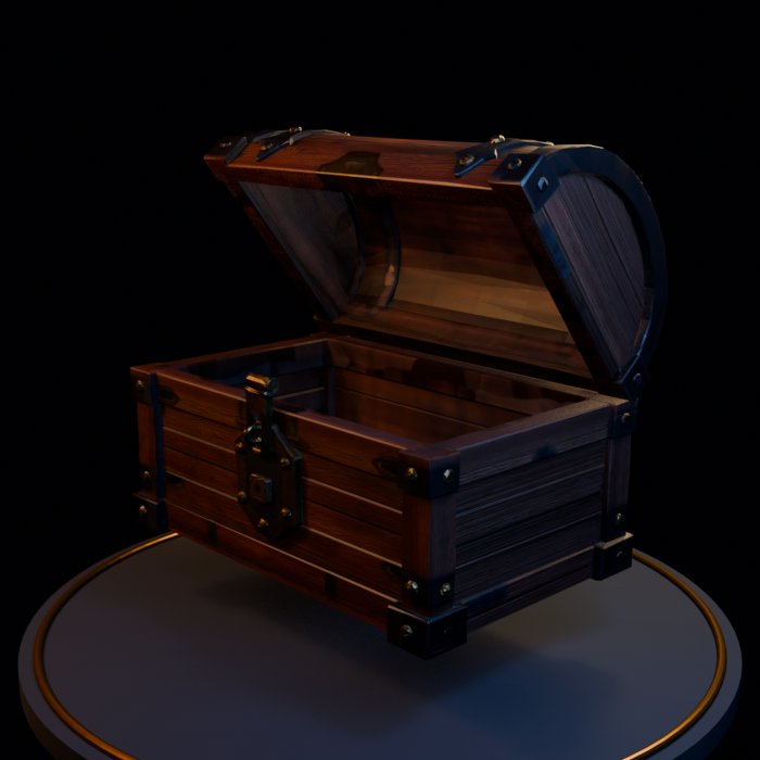 Ironbound Treasure Chest - Interactive Lockbox preview 1