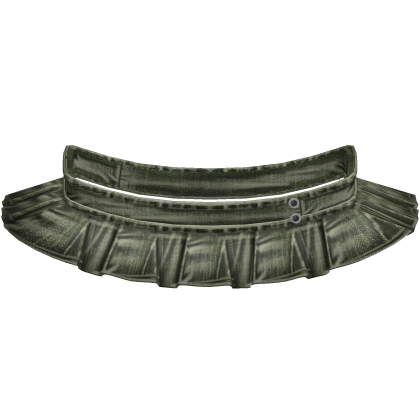 Y2K Trashy Denim Pleated Mini Skirt (Green)