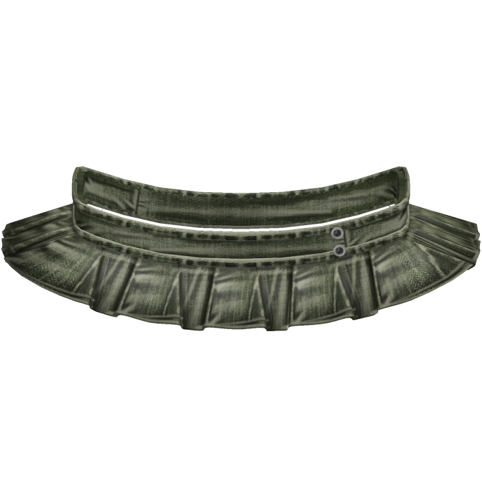 Y2K Trashy Denim Pleated Mini Skirt (Green)
