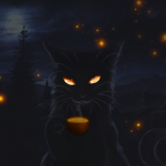 Darkness Kitty wit glow