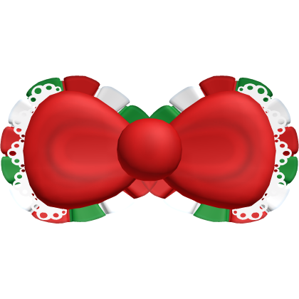 cute jumbo lace christmas bow