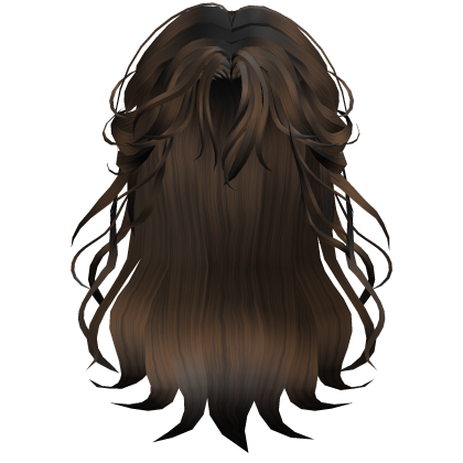 Brown Curtain Bangs