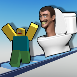 Skibid Toilet Glass Bridge Obby!