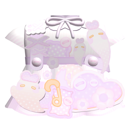 ♡ Kawaii cute pastel pink ghost bunny dress Roblox item