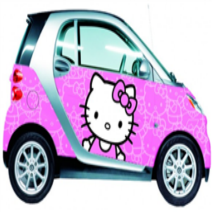 Hello kitty smart car Roblox decal