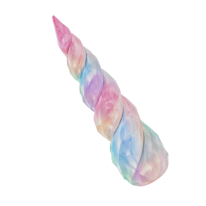 crystal unicorn horn cute
