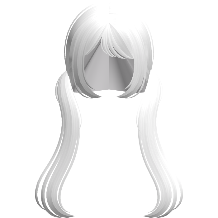 ♡ Cute Soft Princess Low Pigtails in White