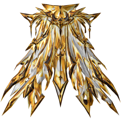 White Golden Angelic Champion's Cape 