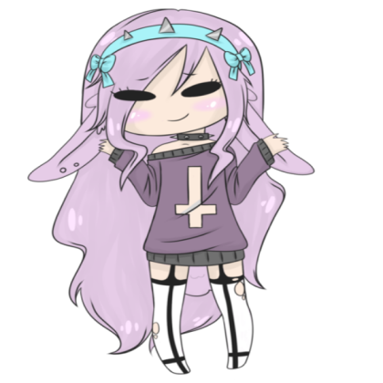 Goth chibi Roblox decal