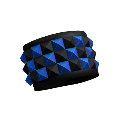Left Scene Studded Bracelets (Blue & Black)