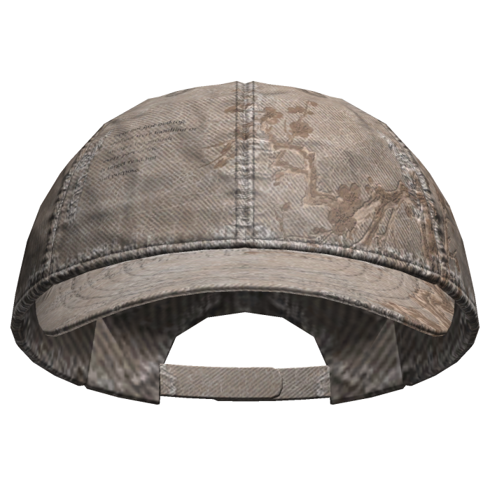 Sakura Blossom Skater Cap Faded Beige